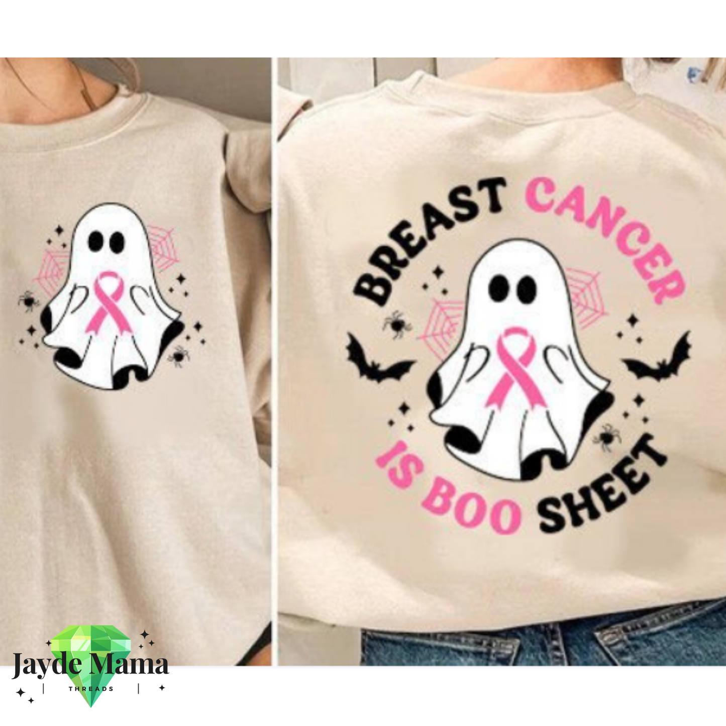 Breast Cancer Boo Sheet