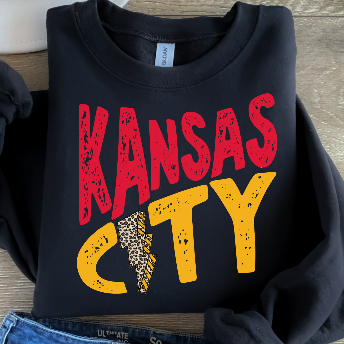 Kansas City Lightning Bolt - Tee/Crewneck