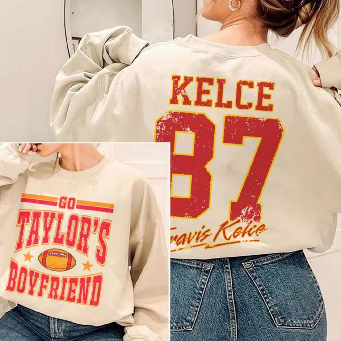 Go Taylors Boyfriend Crewneck - All Sizes