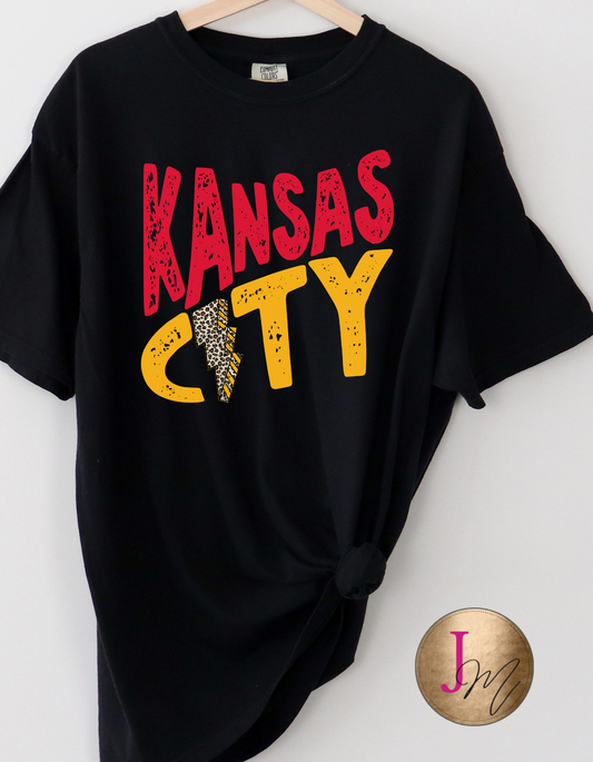 Kansas City Lightning Bolt - Tee/Crewneck