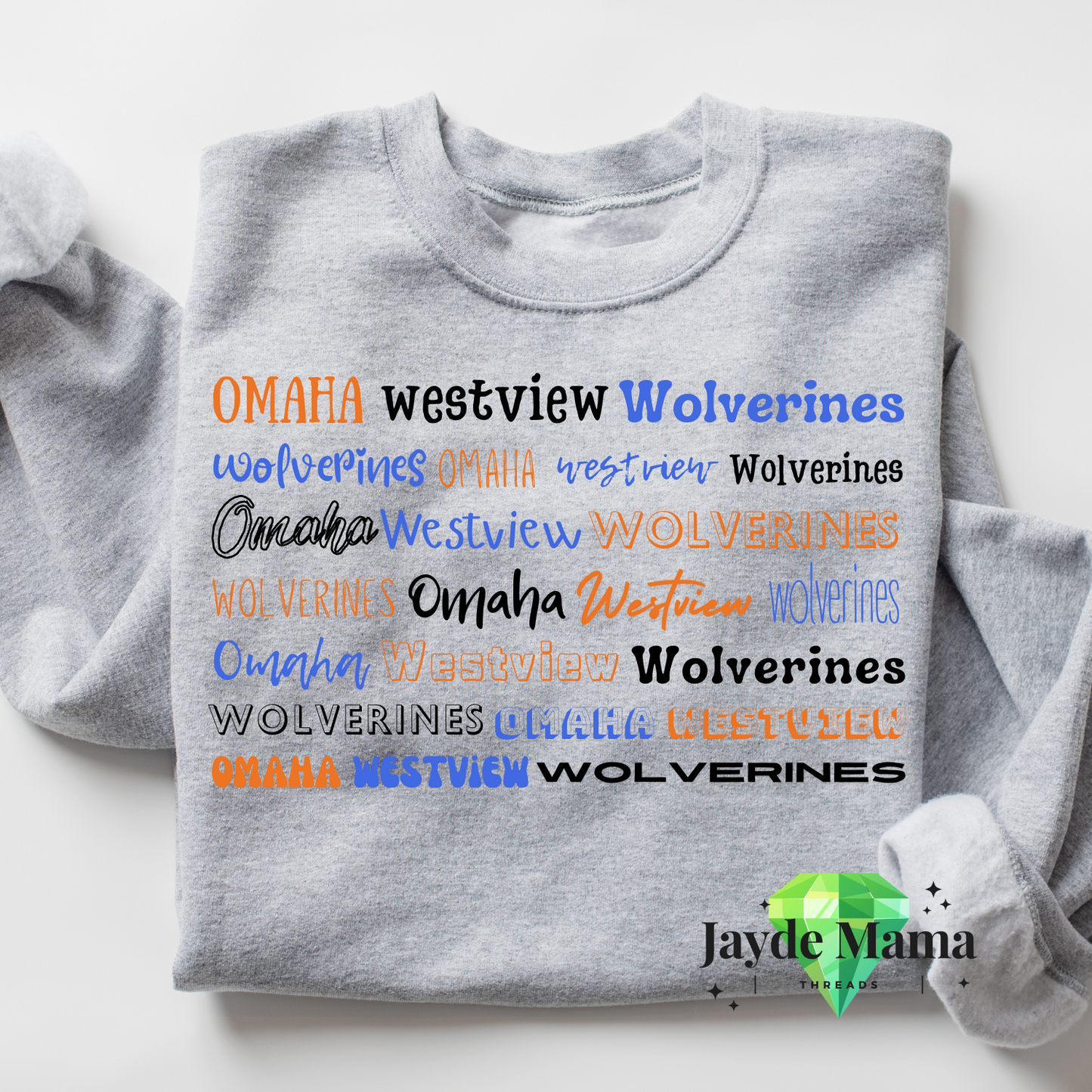 Custom Spirit Wear Crewneck - YOUTH